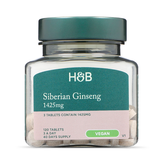 Holland & Barrett Ginseng Siberiano 1425mg - 120 Comprimidos