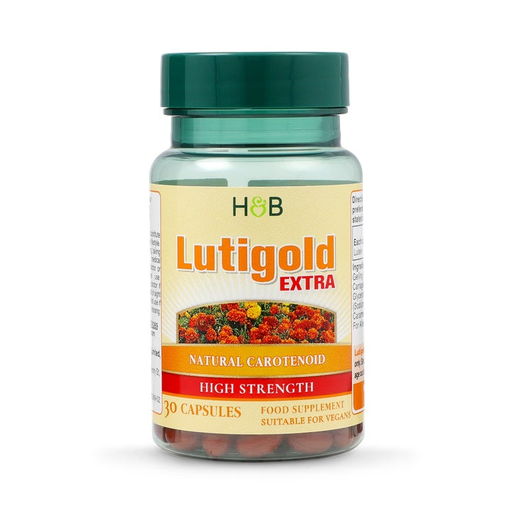 Holland & Barrett Lutigold Extra Alta Potencia 20mg - 30 Cápsulas
