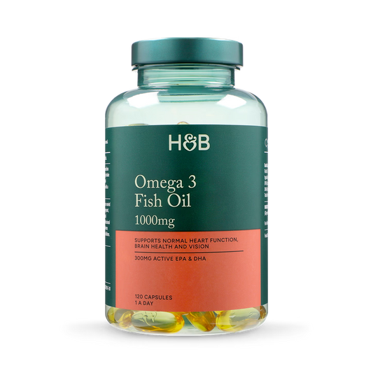 Holland & Barrett Aceite de Pescado Omega 3 de 1000 mg - 120 Cápsulas