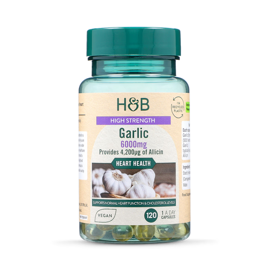 Holland & Barrett Ajo 6000mg de Alta Potencia - 120 Cápsulas