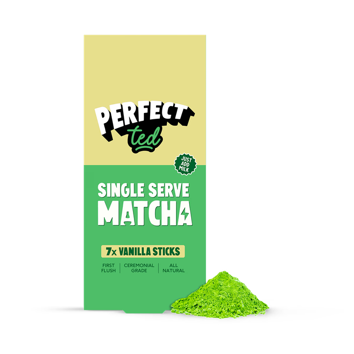 PerfectTed Sticks Individuales de Matcha con Vainilla - 35g