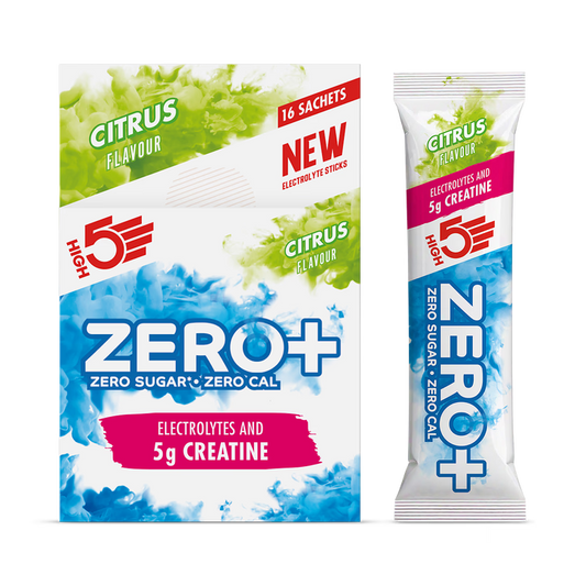 High5 Zero+ Electrolitos y 5g de Creatina Sabor Cítricos - 16 Sobres