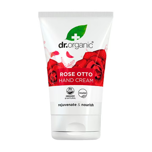 DR. Organic Crema de Manos Rosa Otto - 125ml