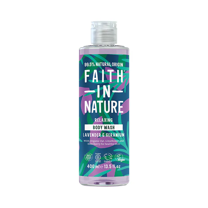 Faith in Nature Gel de Baño de Lavanda y Geranio - 400ml