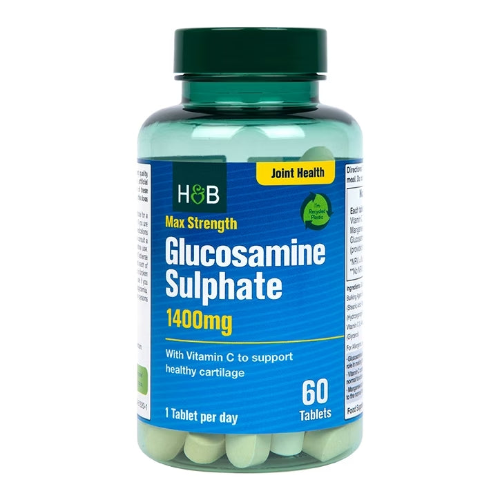 Holland & Barrett Sulfato de Glucosamina Máxima Potencia - 60 Comprimidos