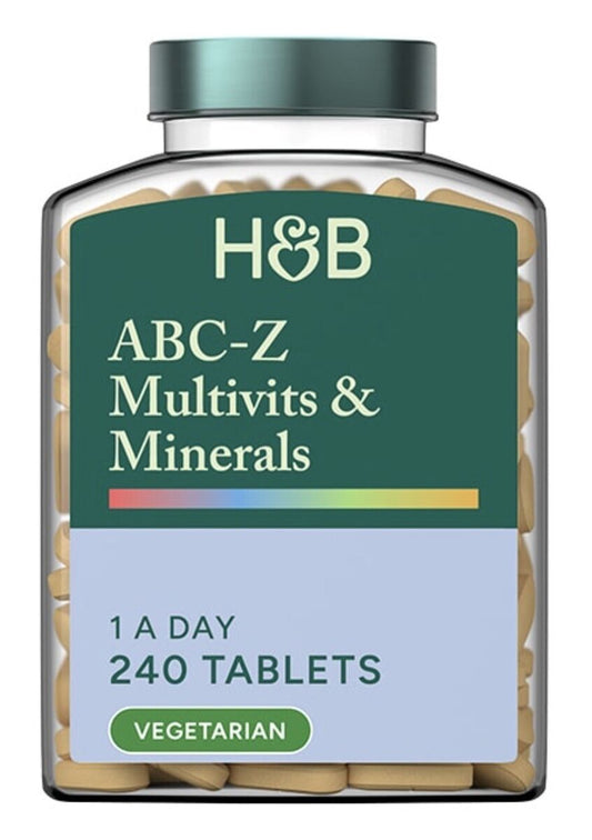 Holland &amp; Barrett Multivitamins and Minerals ABC to Z - 240 Tablets