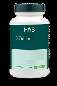 3 BILLONES DE UFC DE BACTERIAS CON ACIDOPHILUS Complemento alimenticio a base de bacterias y fructooligosacáridos Apto para veganos