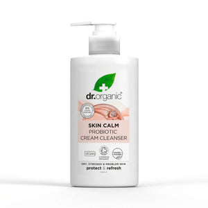 Dr Organic Crema Limpiadora Probiótica Skin Calm para Pieles Estresadas - 150ml