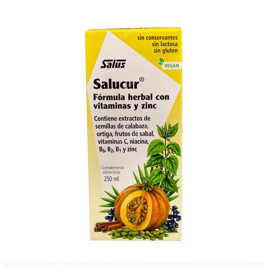 Salus Salucur Fórmula Herbal con Vitaminas y Zinc - 250ml