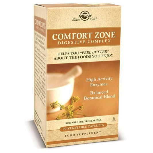 Solgar Comfort Zone Digestive Complex - 90 Vegetable Capsules