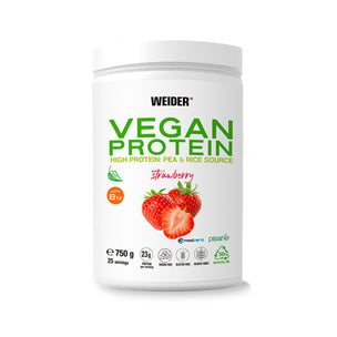 Weider Proteína Vegana Sabor Fresa - 750g