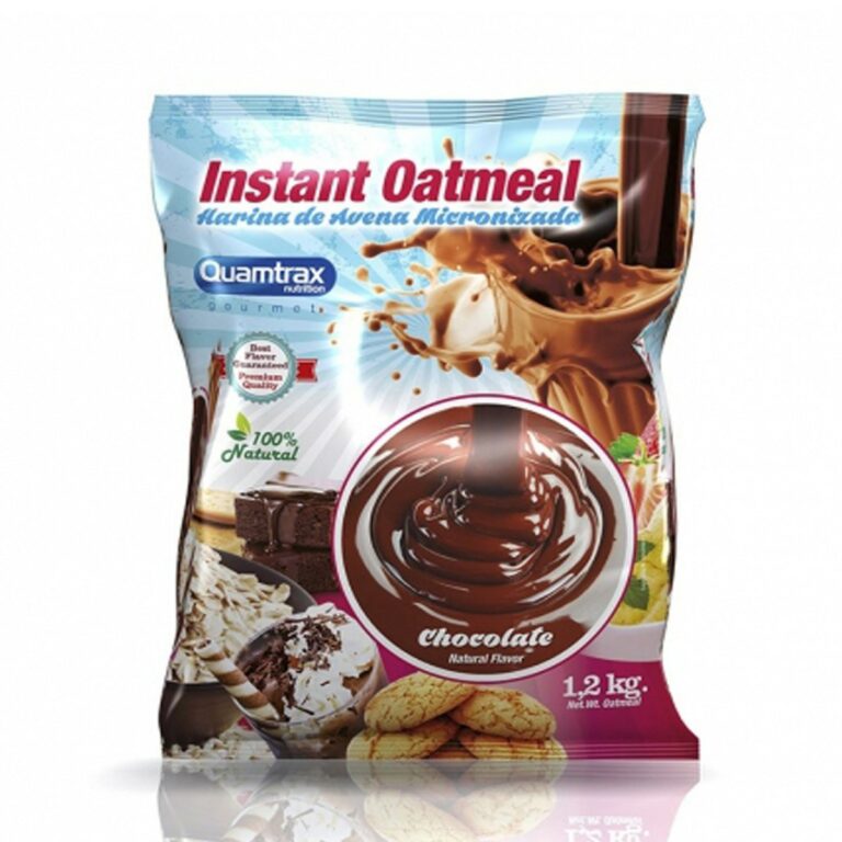 Quantrax Instant Oatmeal Micronized Oatmeal Chocolate Flavor - 1.2Kg ...