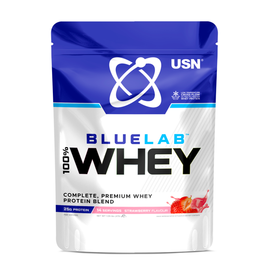 USN Blue Lab™ 100% Mezcla de Proteína de Suero Premium - 476 g