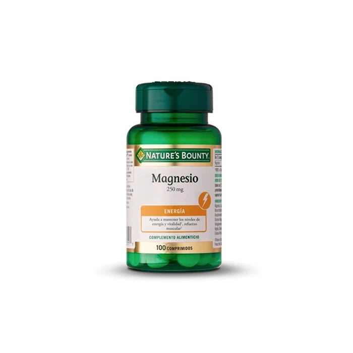 Nature's Bounty Magnesium 250 mg - 100 Tablets