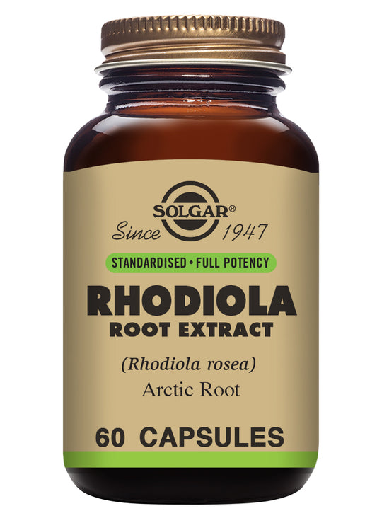 Solgar Rhodiola Root Extract - 60 Vegetable Capsules