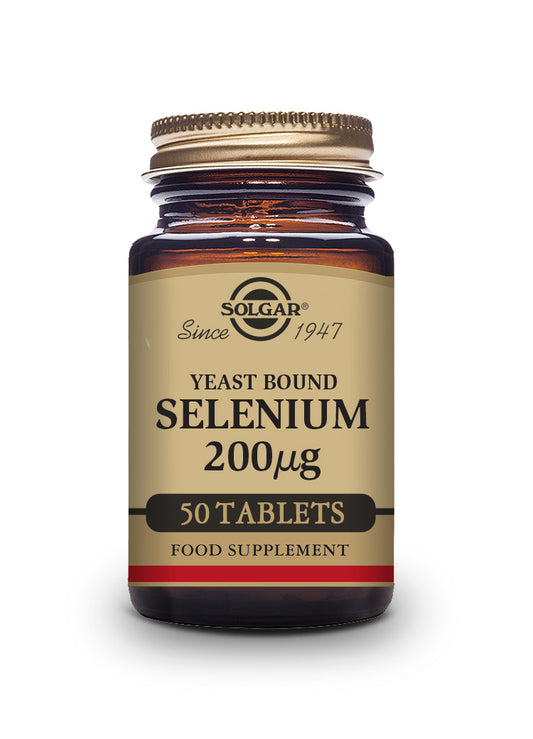 Solgar Selenium in Yeast 200 µg - 50 Tablets