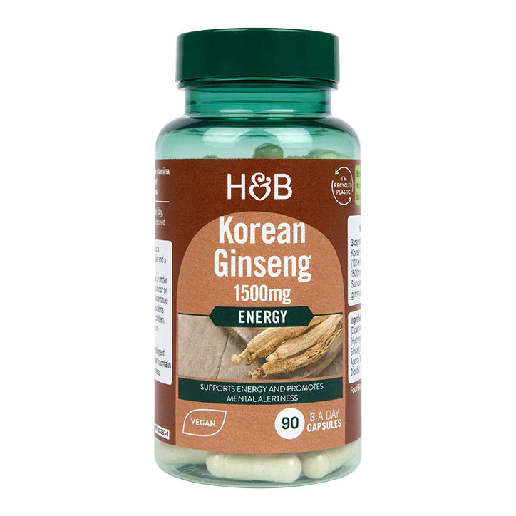 Ginseng Coreano - 180 y 90 Cápsulas