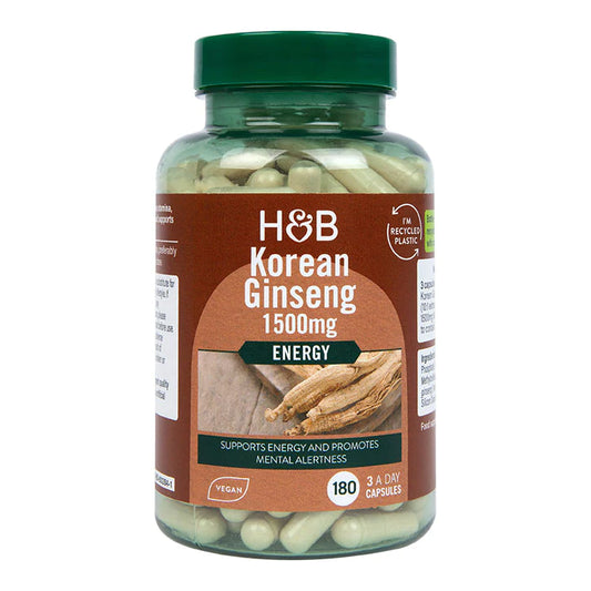 Ginseng Coreano - 180 y 90 Cápsulas
