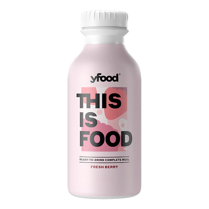 yfood Bebida y Comida Completa Sabor Banana, Vainilla, Chocolate, Café y Baya Fresca - 500ml