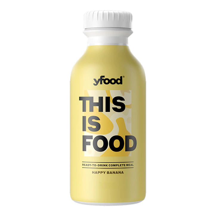 yfood Bebida y Comida Completa Sabor Banana, Vainilla, Chocolate, Café y Baya Fresca - 500ml
