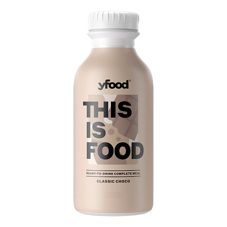 yfood Bebida y Comida Completa Sabor Banana, Vainilla, Chocolate, Café y Baya Fresca - 500ml
