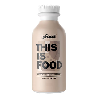 yfood Bebida y Comida Completa Sabor Banana, Vainilla, Chocolate, Café y Baya Fresca - 500ml