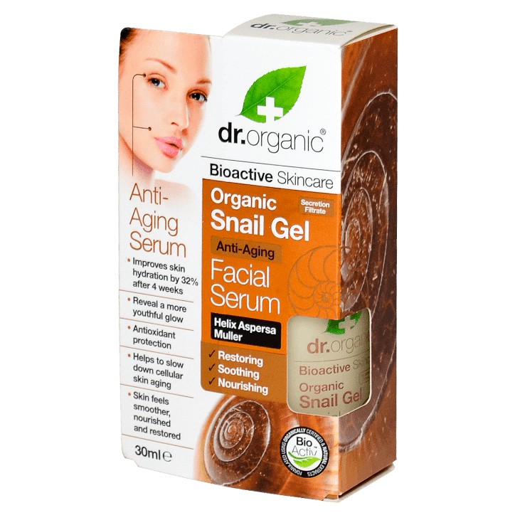 Comprar Dr Organic Snail Slime Facial Serum 30ml Online