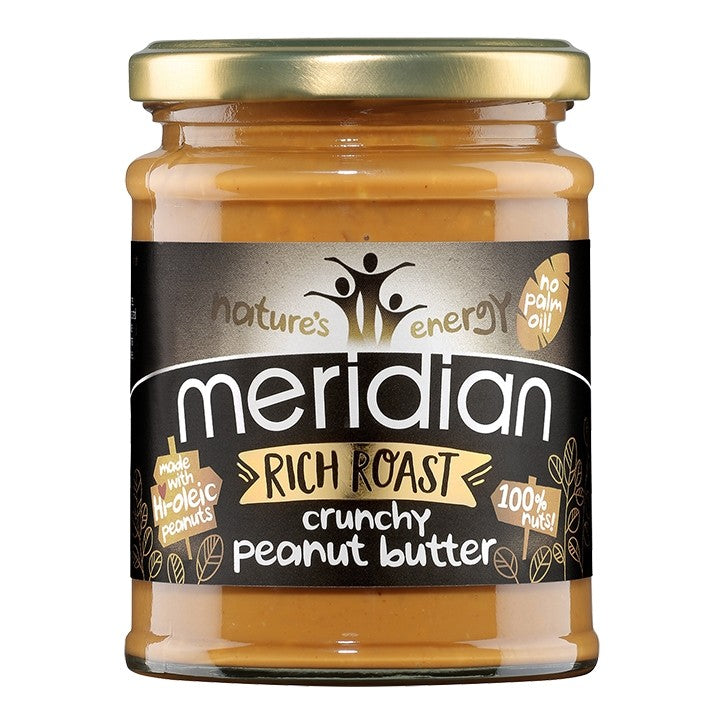 Meridian Deep Roast Crunchy Peanut Butter 280G