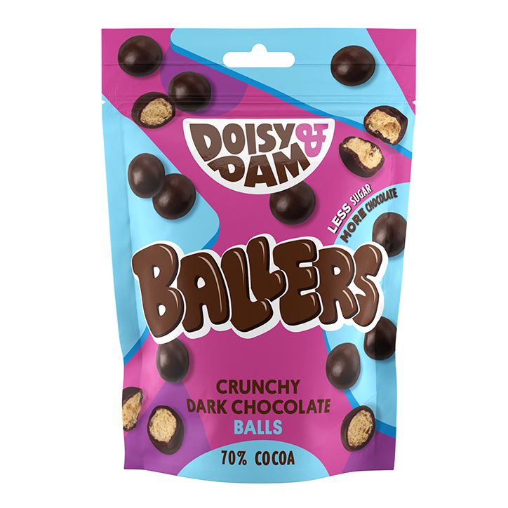 Doisy & Dam Ballers Vegan Dark Chocolate Balls 75G