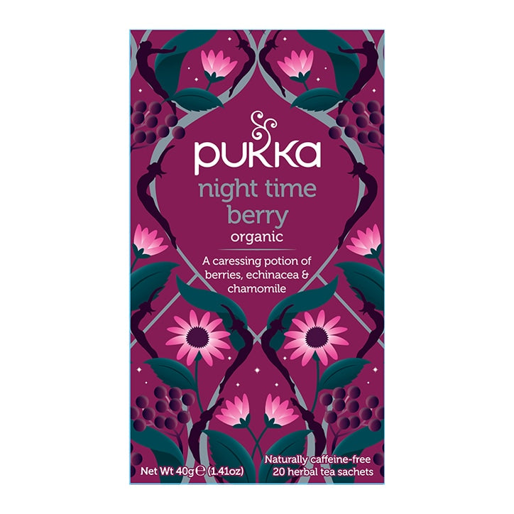 Pukka Night Time Berry Organic Herbal Tea 20 Sachets