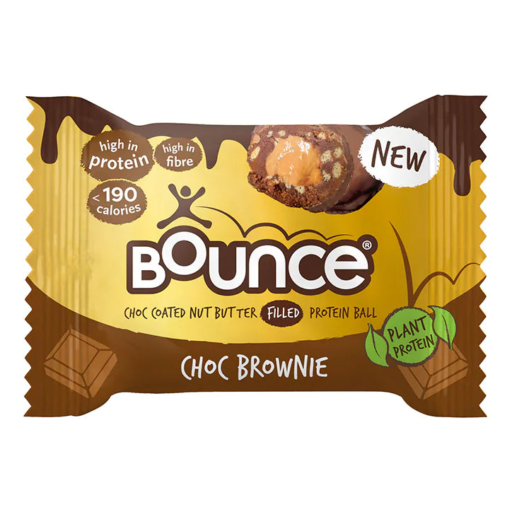 Bounce Dipped Dark Chocolate Brownie Protein Ball 40G