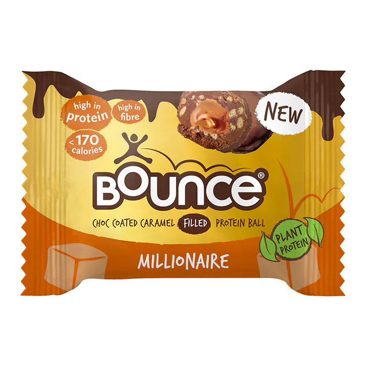 Bounce Dipped Chocolate Caramel Millionaire Protein Ball 40G