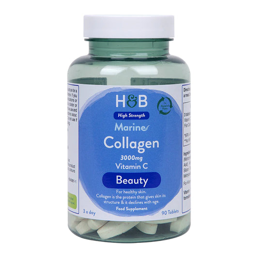 Holland & Barrett Marine Collagen With Vitamin C 3000Mg 90 Tablets