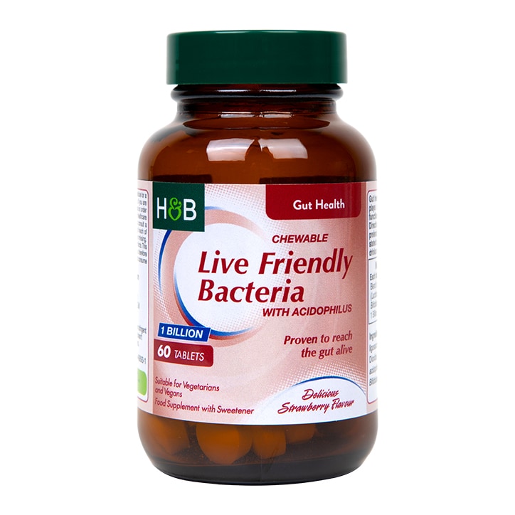 Holland & Barrett Chewable Friendly Bacteria Straw 1Bn