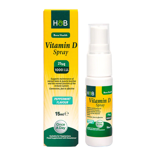 Vitamina D Spray 1000 I.U 25ug Sabor Menta - 15ml