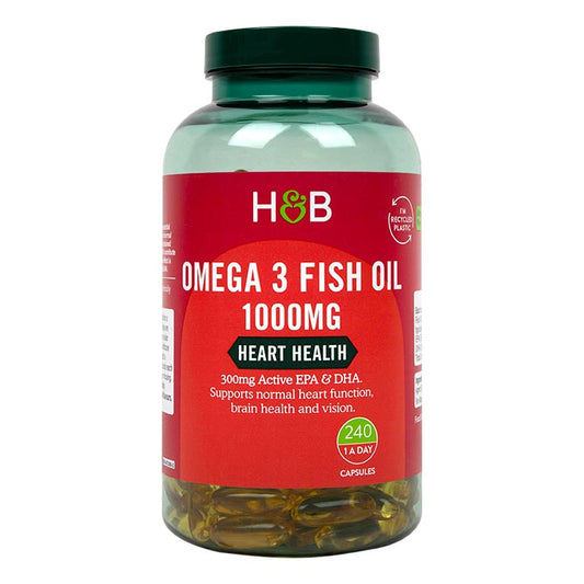 Omega 3 Fish Oil 1000mg - 240 Capsules