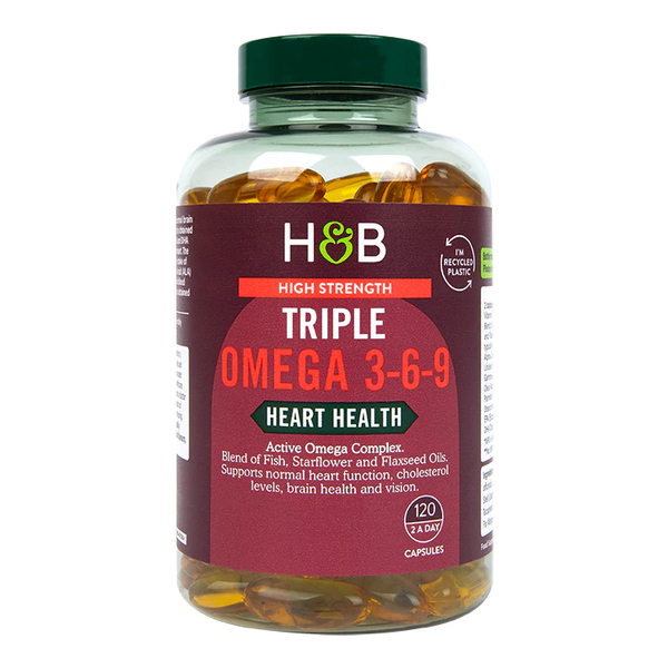 Triple Omega 3-6-9 High Strength - 120 Capsules