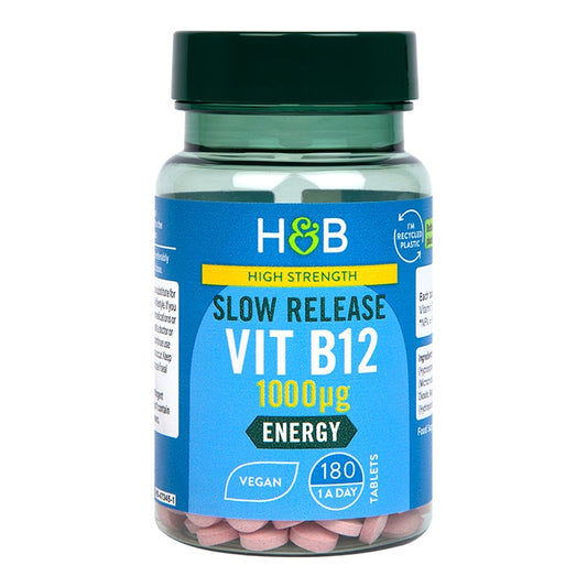 Holland & Barrett High Strength Vitamin B12 + Cyanacobalamin 1000Ug 180 Tablets