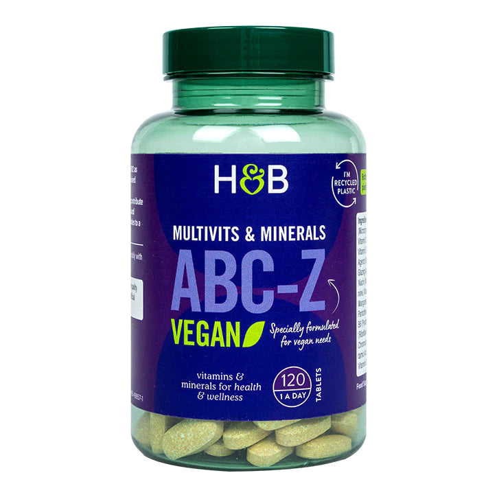 Holland & Barrett Abc To Z Vegan Multivitamins 120 Tablets 
