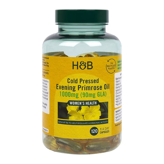 Aceite de Onagra Prensado en Frío 1000mg - 120 Cápsulas