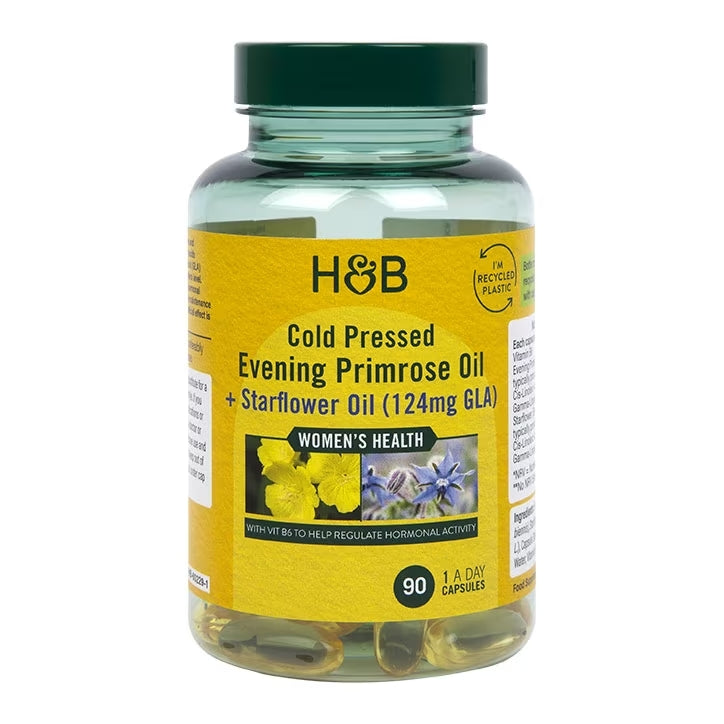Comprar Cold Pressed Evening Primrose Oil + Borage Oil (124mg GLA) 90