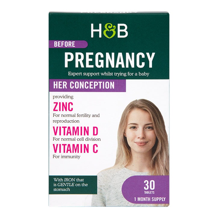 Holland & Barrett Before Pregnancy - Her Conception 30 Tablets