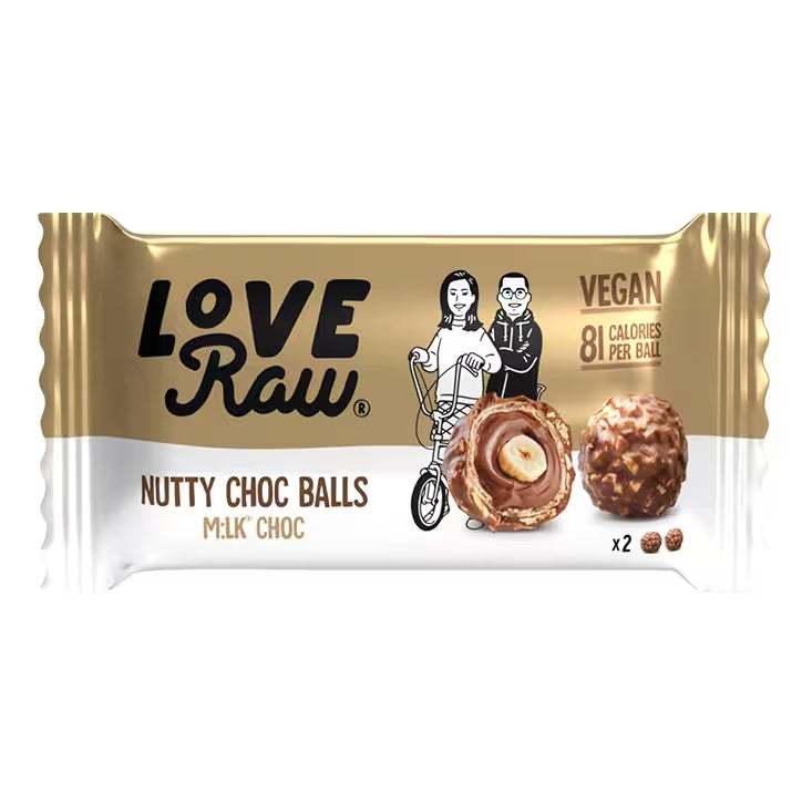 LoveRaw Chocolate Balls with Nuts - 28g