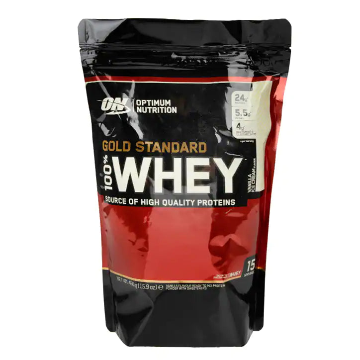100% WHEY GOLD STD - VANILLA 450GR