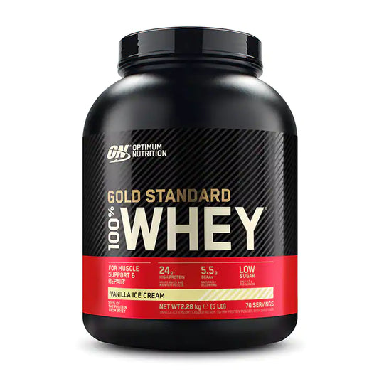 100% WHEY GOLD STD - 5 LB VANILLA CREAM