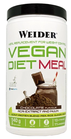 Weider Vegan Diet Meal Sabor Chocolate - 540g