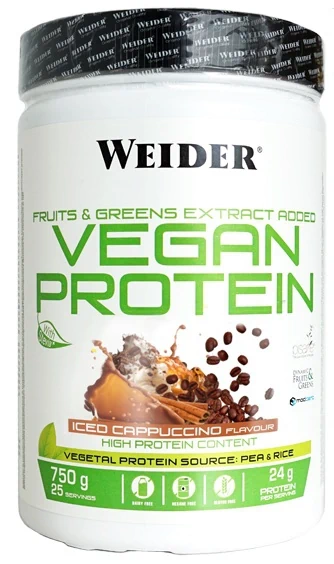 Weider Vegan Protein Sabor Capucchino Helado - 750g